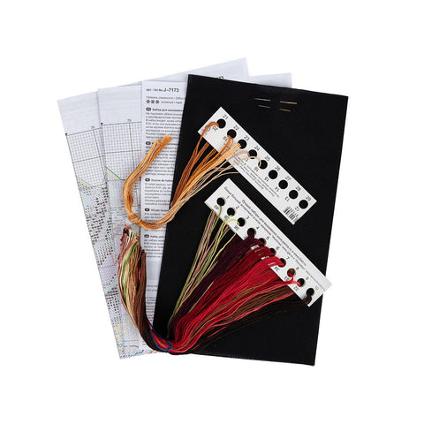 Kryželiu siuvinėjimo komplektas „Kaubojus Bėglys“ – detalus, dovanai - kaSiulai.lt