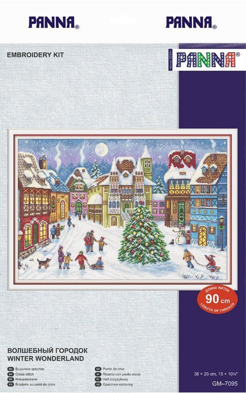 Kryželiu siuvinėjimo komplektas „Magiškas miestas“ — įkvepianti dovana - kaSiulai.lt