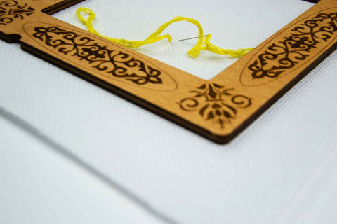 Kvadratinis magnetinis lankelis siuvinėjimui 15×15 cm, 6 mm - kaSiulai.lt