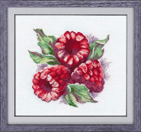 „Kvapnios uogos“ siuvinėjimo komplektas (Zweigart Aida 16, 15×14 cm) - kaSiulai.lt