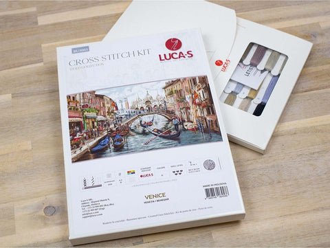 Luca - S siuvinėjimo komplektas „Venecija“ — romantiška panorama - kaSiulai.lt