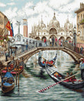 Luca - S siuvinėjimo komplektas „Venecija“ — romantiška panorama - kaSiulai.lt