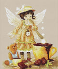 Luca-S siuvinėjimo rinkinys Chocolate Fairy SB113118.5x22.5cm - kaSiulai.lt