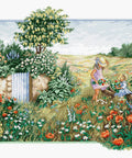 Luca-S siuvinėjimo rinkinys Landscape with Poppies SBU4013 44.5x34.5cm - kaSiulai.lt