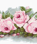 Luca-S siuvinėjimo rinkinys Romantic Roses SBA2353 39.5x17cm - kaSiulai.lt