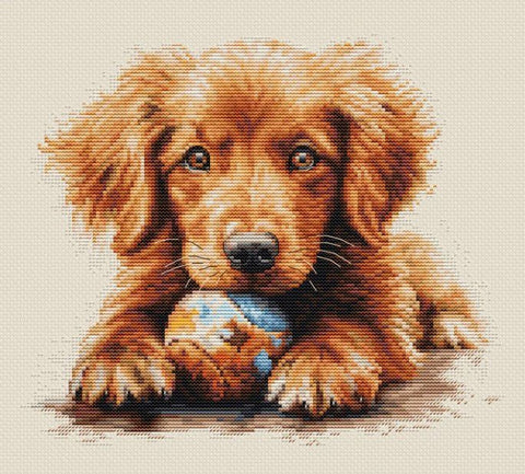 Luca - S skaičiuotas siuvinėjimo komplektas „Žaidimų metas“ 22×19 cm - kaSiulai.lt