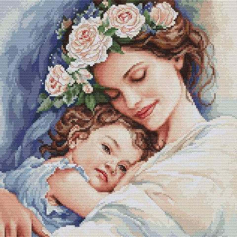 Luca‑S komplektas kryželiu „Amžina meilė“, 25×25 cm - kaSiulai.lt