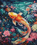 Luca‑S kryželiu siuvinėjimo komplektas „Jūros pasaulis“, 25×25 cm - kaSiulai.lt