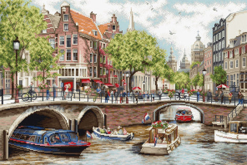 Luca‑S prabangus siuvinėjimo komplektas „Amsterdamas“ (kryželiu) - kaSiulai.lt