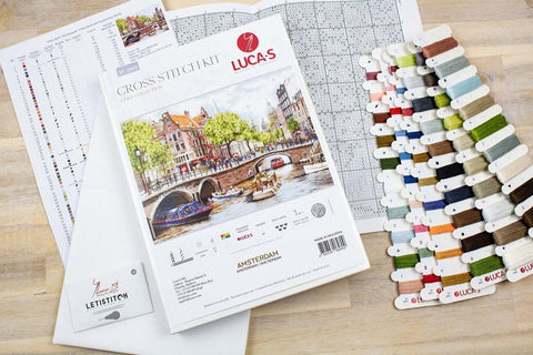 Luca‑S prabangus siuvinėjimo komplektas „Amsterdamas“ (kryželiu) - kaSiulai.lt