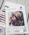 Luca‑S Premium skaičiuojamas kryželių komplektas „Iris Burgermeister“, 22×22 cm - kaSiulai.lt