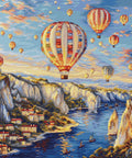 Luca‑S siuvinėjimo komplektas kryželiu „Kapadokija“, 30×30 cm - kaSiulai.lt