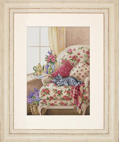 Luca‑S "Sweet Dreams" siuvinėjimo komplektas kryželiu, 24×33 cm - kaSiulai.lt
