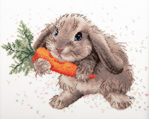 Charivna Mit kryželių rinkinys Triušis — Aida 16, 22×18 cm