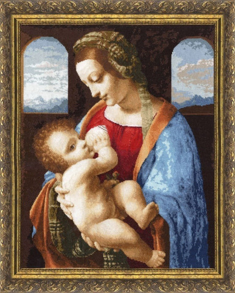 Madonna Litta S/PF009 — siuvinėjimo komplektas (Golden Fleece) - kaSiulai.lt