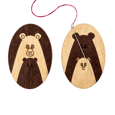 Magnetinis dvipusis adatų laikiklis siuvinėjimui ir kryželiui su neodimio magnetais, 3,5 cm