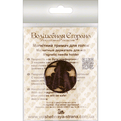 Wonderland Crafts — dvipusis adatų laikiklis su neodimio magnetais siuvinėjimui kryželiu