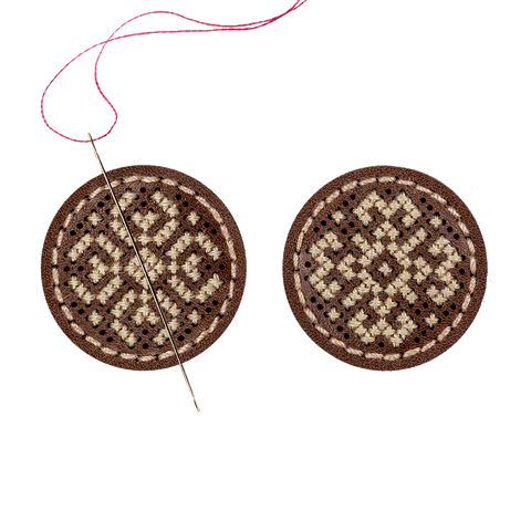 Siuvinėjimo kryželiu rinkinys su 3,5 cm magnetiniu adatų laikikliu Wonderland Crafts