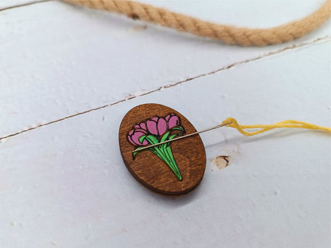 Magnetinis laikiklis adatoms „Gėlės“ KF059/204P - kaSiulai.lt