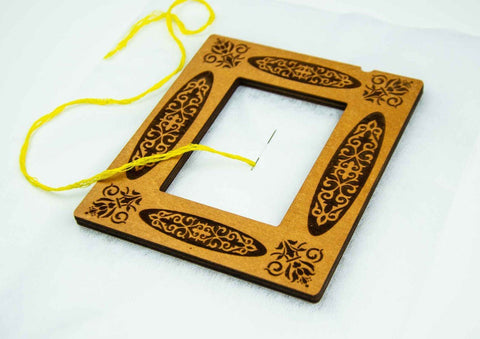 Magnetinis siuvinėjimo lankelis 13×15 cm, 6 mm — stabilus fiksavimas rankiniam siuvinėjimui - kaSiulai.lt