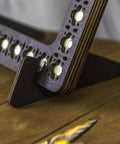 Magnetinis siuvinėjimo rėmas 19×19 cm — kvadratinis, wenge fanera - kaSiulai.lt