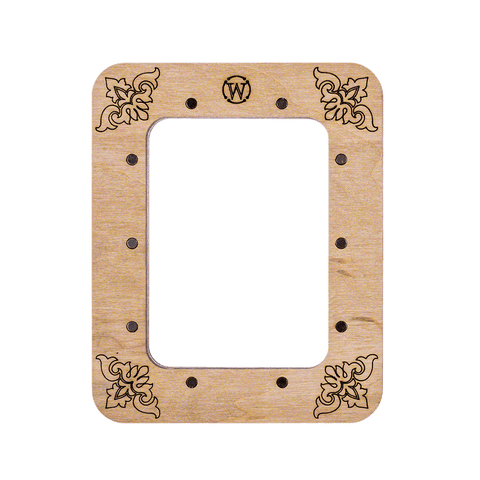 Wonderland Crafts mediniai magnetiniai siuvinėjimo lankeliai 6,5×9 cm – siuvinėjimui ant plokščių paviršių