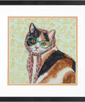 Mama katė (27.9 x 27.9 cm) - DIMENSIONS siuvinėjimo kryželiu rinkinys - kaSiulai.lt
