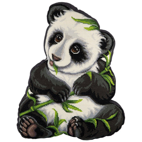 „Mano Panda“ kryželiu komplektas pagalvėlei - kaSiulai.lt
