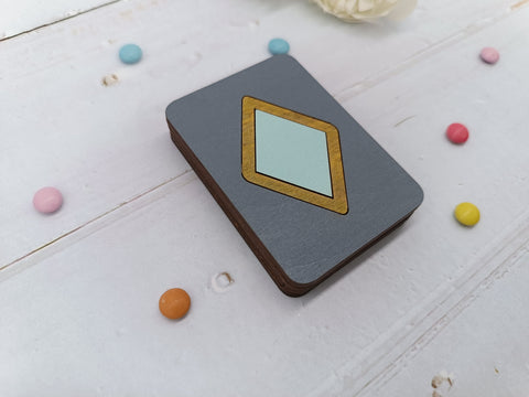 Medinė adatinė dėžutė Turkio rombas KF056/107 - kaSiulai.lt