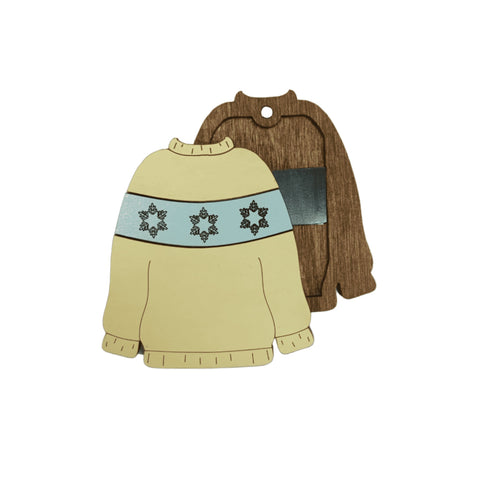 Medinė adatų dėžutė „Geltonas megztinis“ KF056/80 - kaSiulai.lt