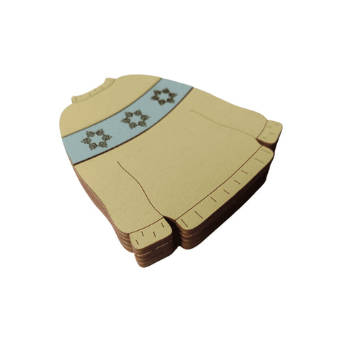 Medinė adatų dėžutė „Geltonas megztinis“ KF056/80 - kaSiulai.lt