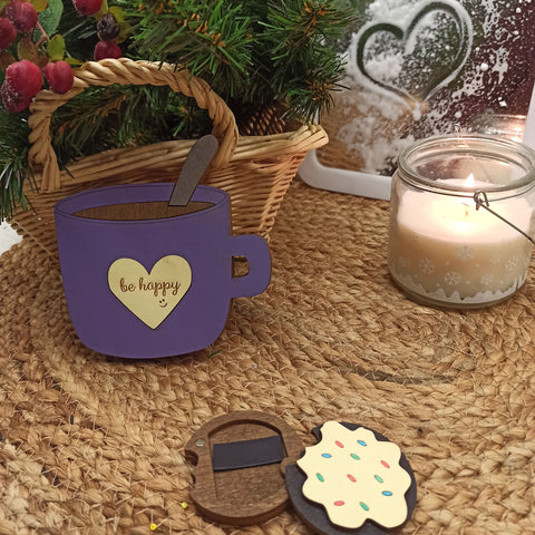 Medinė adatų dėžutė „Geltonas pyragas“ KF056/90 - kaSiulai.lt