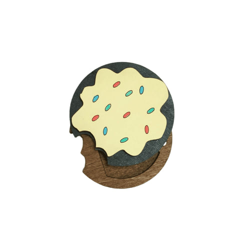 Medinė adatų dėžutė „Geltonas pyragas“ KF056/90 - kaSiulai.lt