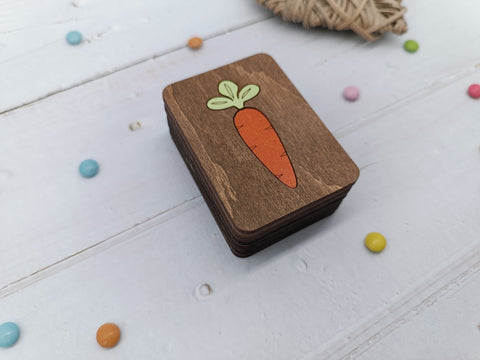 Medinė dėžutė Carrot KF057/32 - kaSiulai.lt