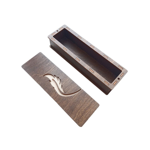 Medinė dėžutė „Plunksna“ KF057 - 51 - kaSiulai.lt