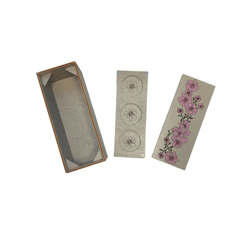 Medinė dėžutė siuvinėjimo priemonėms KF057/3 - kaSiulai.lt