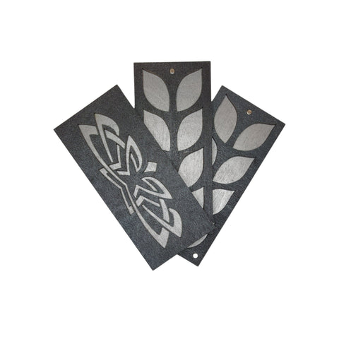 Medinė dviejų lygių karoliukų dėžutė „Pilko rašto“ – KF027/10 - 2 - kaSiulai.lt