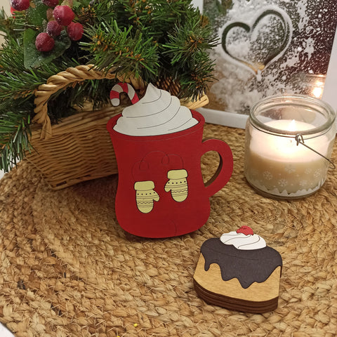 Medinė siuvimo adatų dėžutė „Vyšnių pyragas“ KF056/91 - kaSiulai.lt