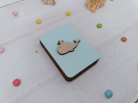 Medinis dėklas adatoms „Banginis“ KF056/38 - kaSiulai.lt