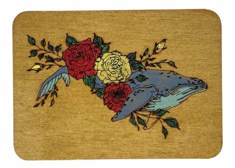 Medinis dėklas siuvimo adatoms „Banginis“ KF056/5 - kaSiulai.lt