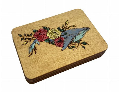 Medinis dėklas siuvimo adatoms „Banginis“ KF056/5 - kaSiulai.lt