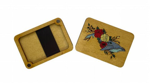 Medinis dėklas siuvimo adatoms „Banginis“ KF056/5 - kaSiulai.lt