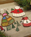 Medinis siuvimo adatų laikiklis „Kalėdinė kepurė“ KF056/85 - kaSiulai.lt