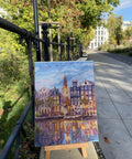 Merejka Amsterdam – skaičiuoto kryželio siuvinių komplektas, 30 × 39,5 cm - kaSiulai.lt