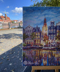 Merejka Amsterdam – skaičiuoto kryželio siuvinių komplektas, 30 × 39,5 cm - kaSiulai.lt