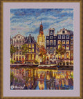 Merejka Amsterdam – skaičiuoto kryželio siuvinių komplektas, 30 × 39,5 cm - kaSiulai.lt
