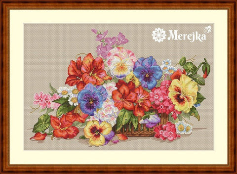Merejka Garden Flowers SK13 siuvinėjimo komplektas - kaSiulai.lt