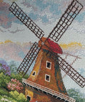 Merejka „Olandų malūnai“ siuvinėjimo komplektas DMC, Aida 16, 30×40 cm - kaSiulai.lt