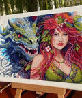 Merejka Pure Flame — siuvinėjimo komplektas 38×26 cm, šilti ugnies atspalviai - kaSiulai.lt