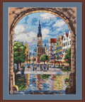 Merejka siuvinėjimo komplektas „Gdanskas“ — Aida 16 (29,5×36,5 cm), 36 spalvų - kaSiulai.lt